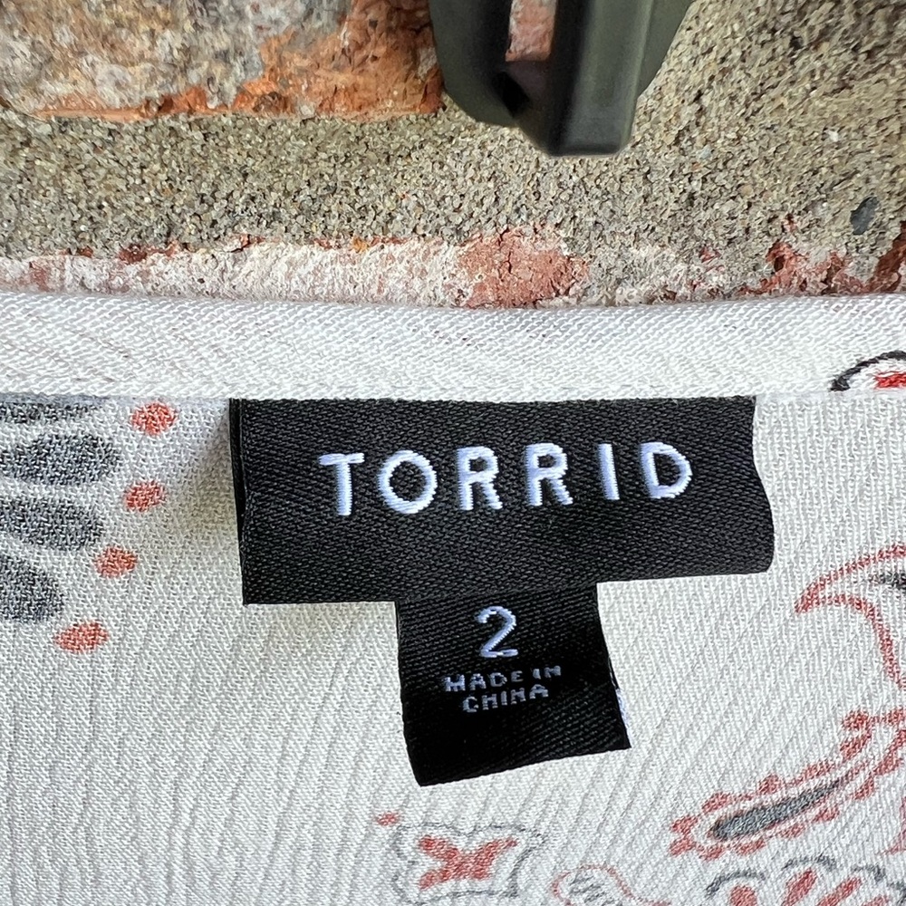 🍒💣 Torrid boho plus size tunic gauze style dress - Picture 12 of 12
